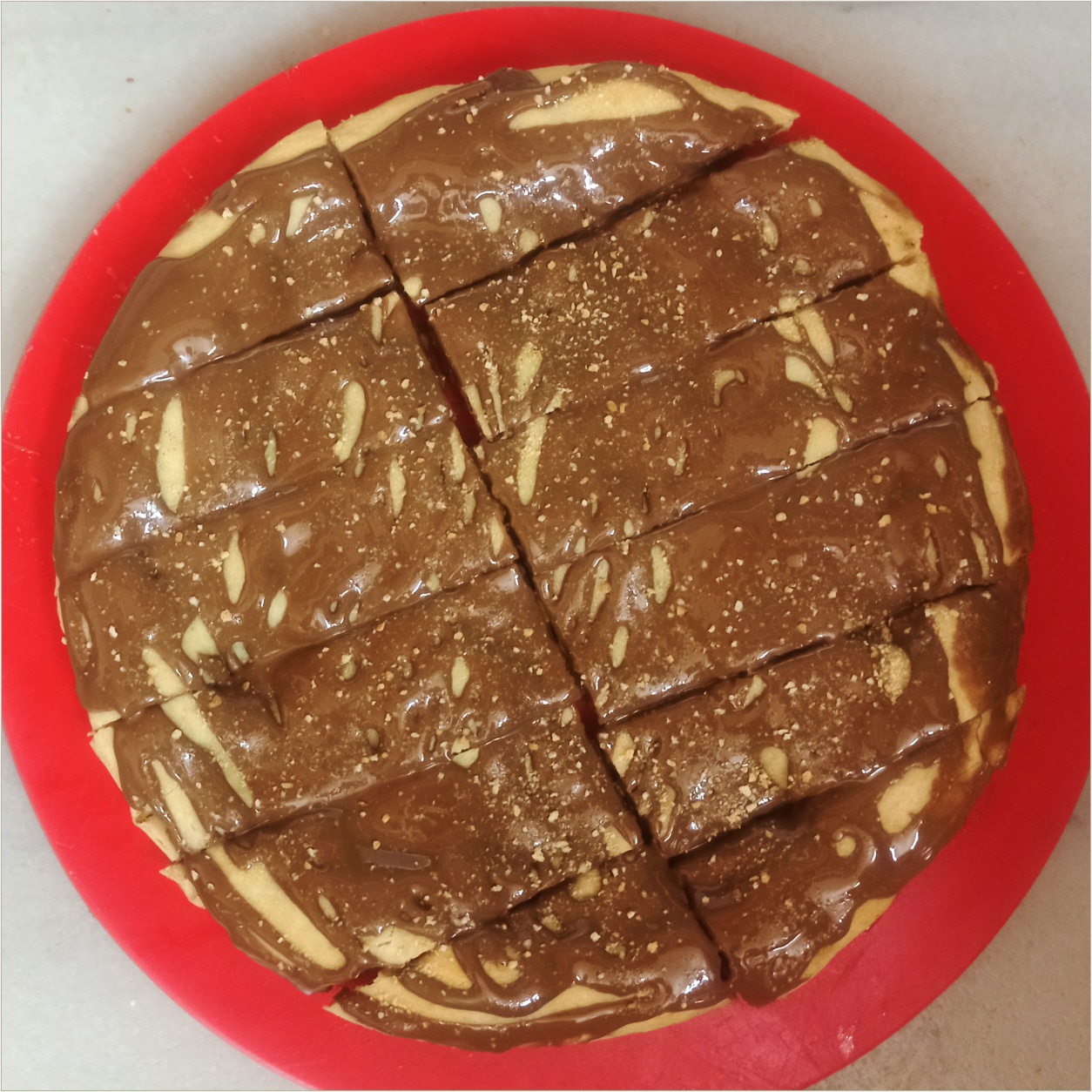 Πίτσα Σοκολάτα Μπισκότο